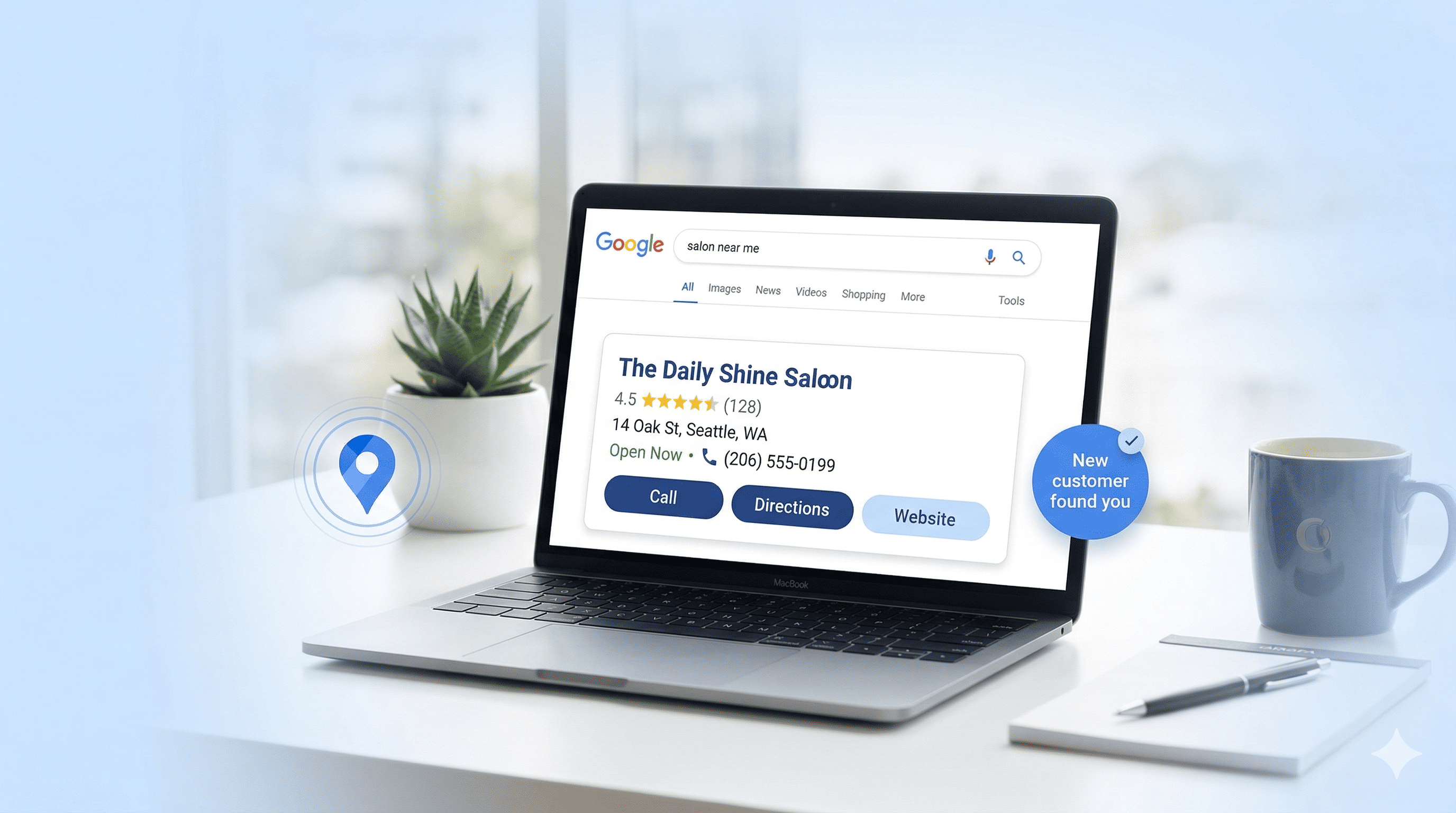 Google Search Results for Local Business