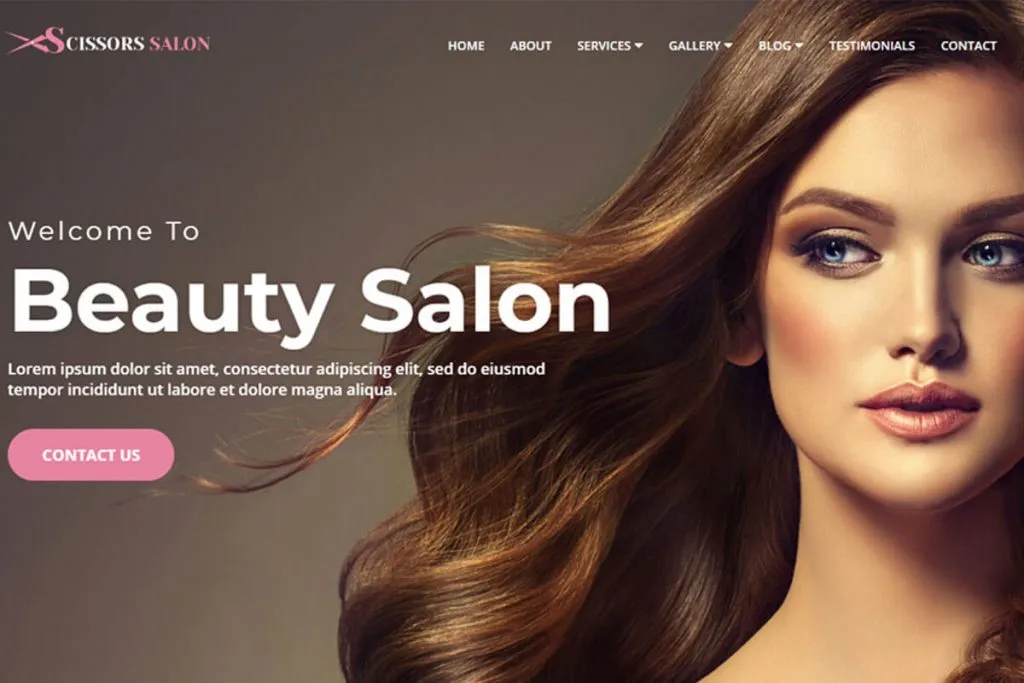 Salon Website Design Bangalore